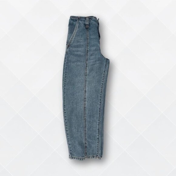 Future Collective Barrel Leg Jeans - Size 0 - Medium Wash - WDM-100036 - Picture 4 of 4